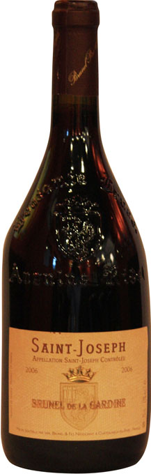 圣约瑟夫红葡萄酒brunel de la gardine saint-joseph red wine