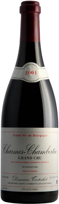 charmes chambertin,gevrey chambertin 夏尔姆香贝天特级红葡萄酒 2001 charmes chambertin grand cru 2001